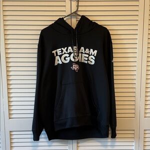 Adidas BlackTexas A&M Climawarm Hoodie Size XL